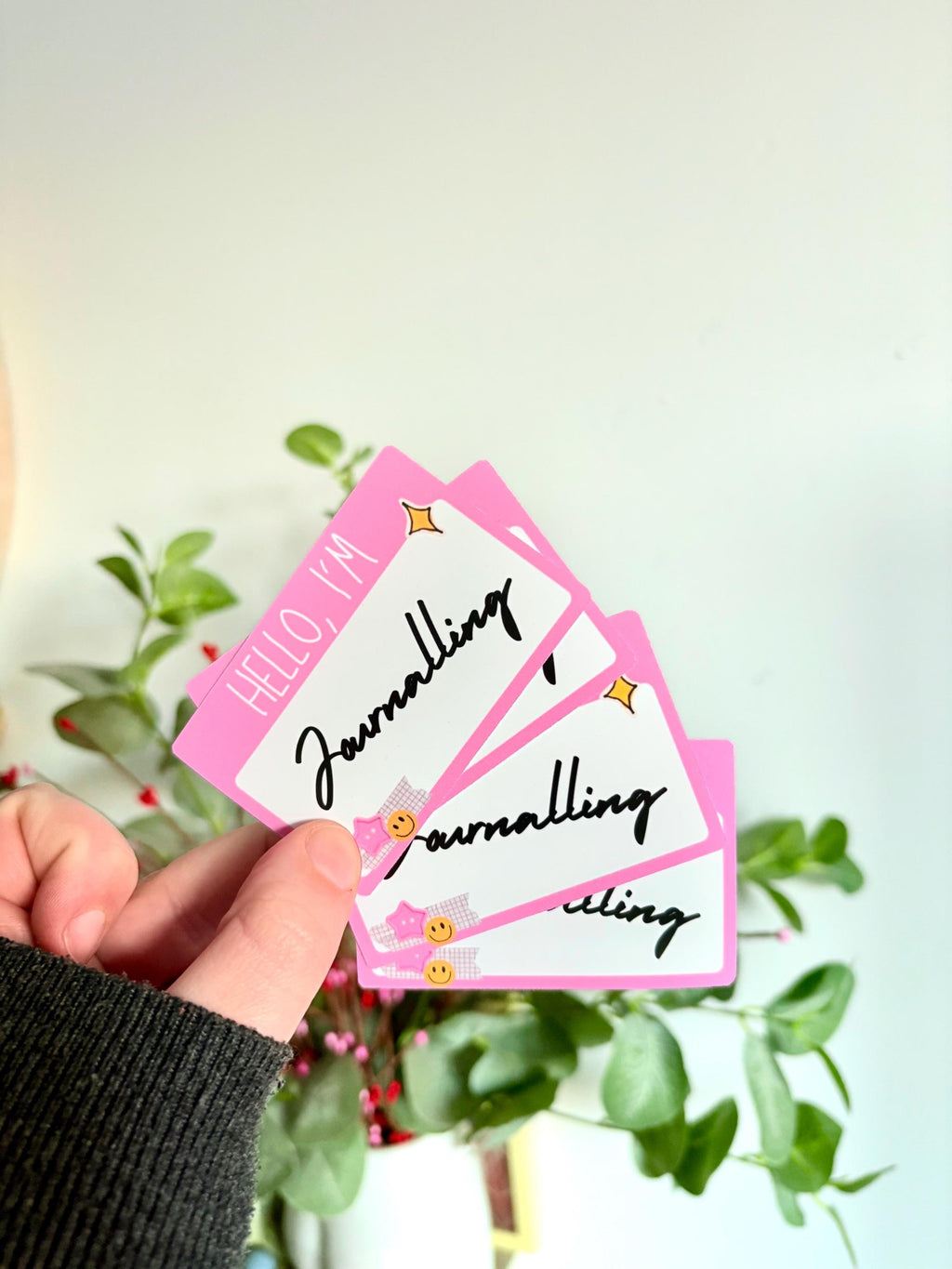 Hello I’m label sticker  | journal stickers | scrapbook stickers | sticker | vinyl sticker | junk journal