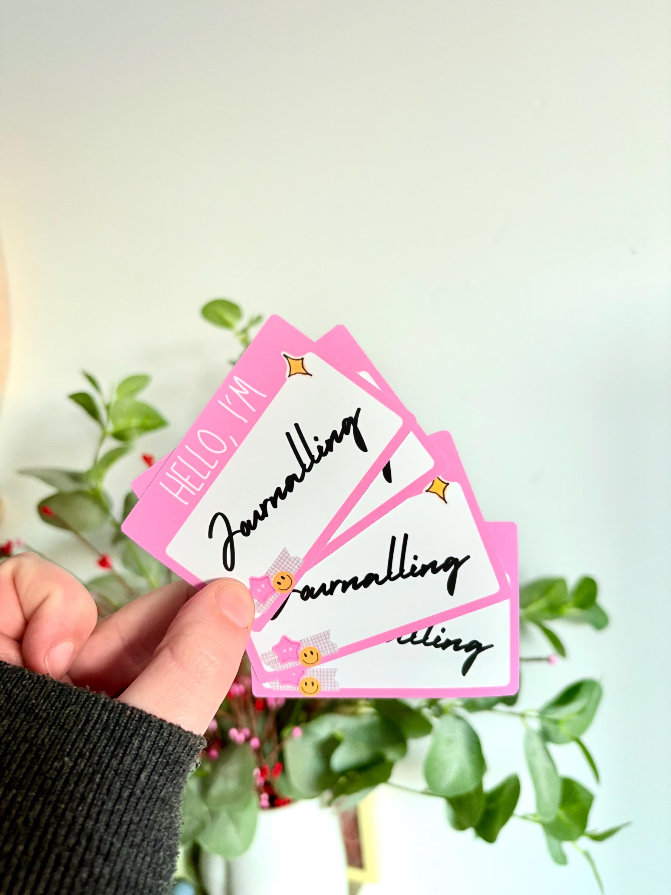 Hello I’m label sticker  | journal stickers | scrapbook stickers | sticker | vinyl sticker | junk journal