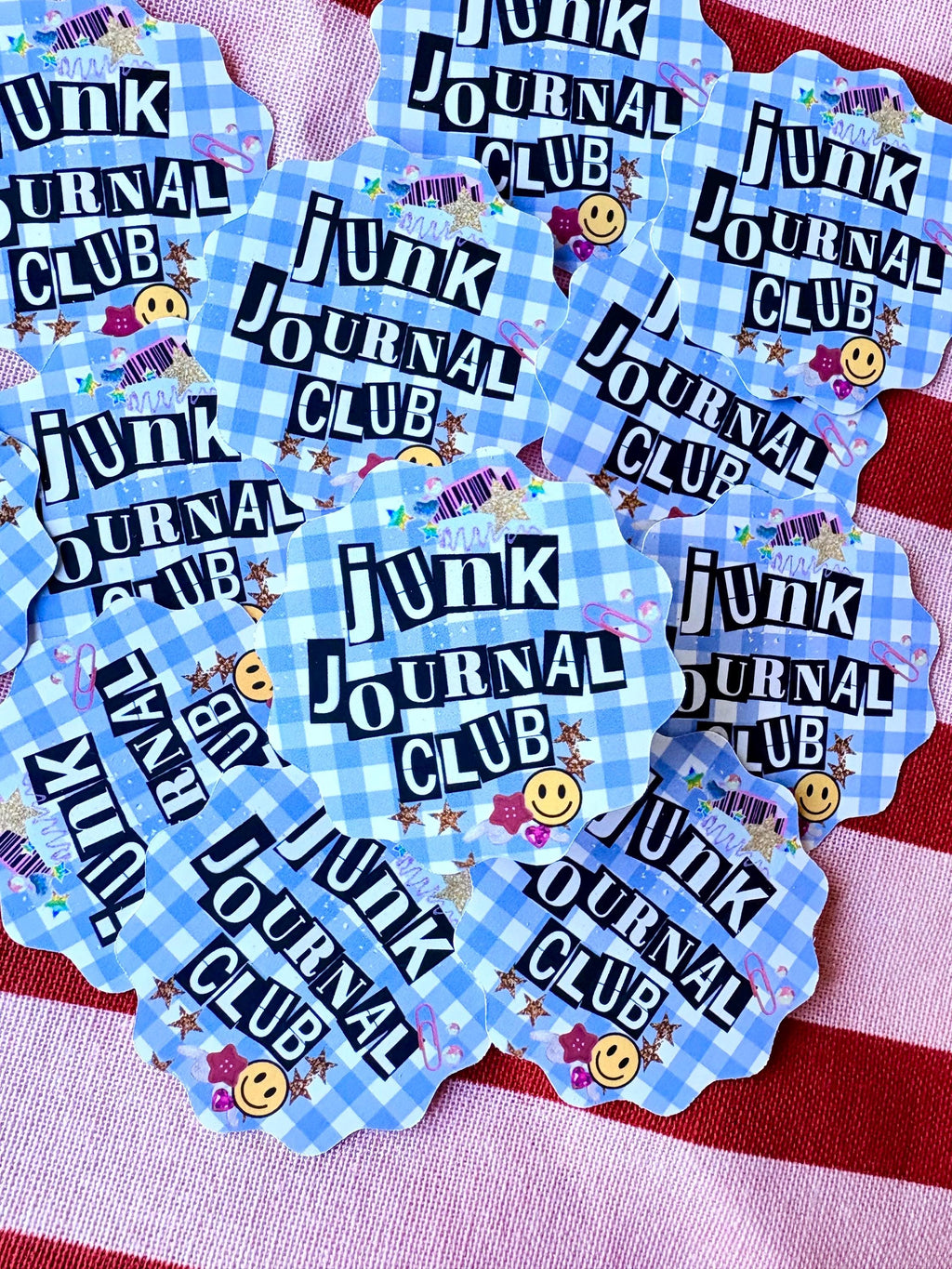 Junk journal club sticker