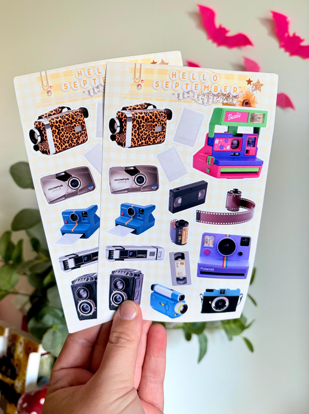 Cameras & Camcorders sticker sheet