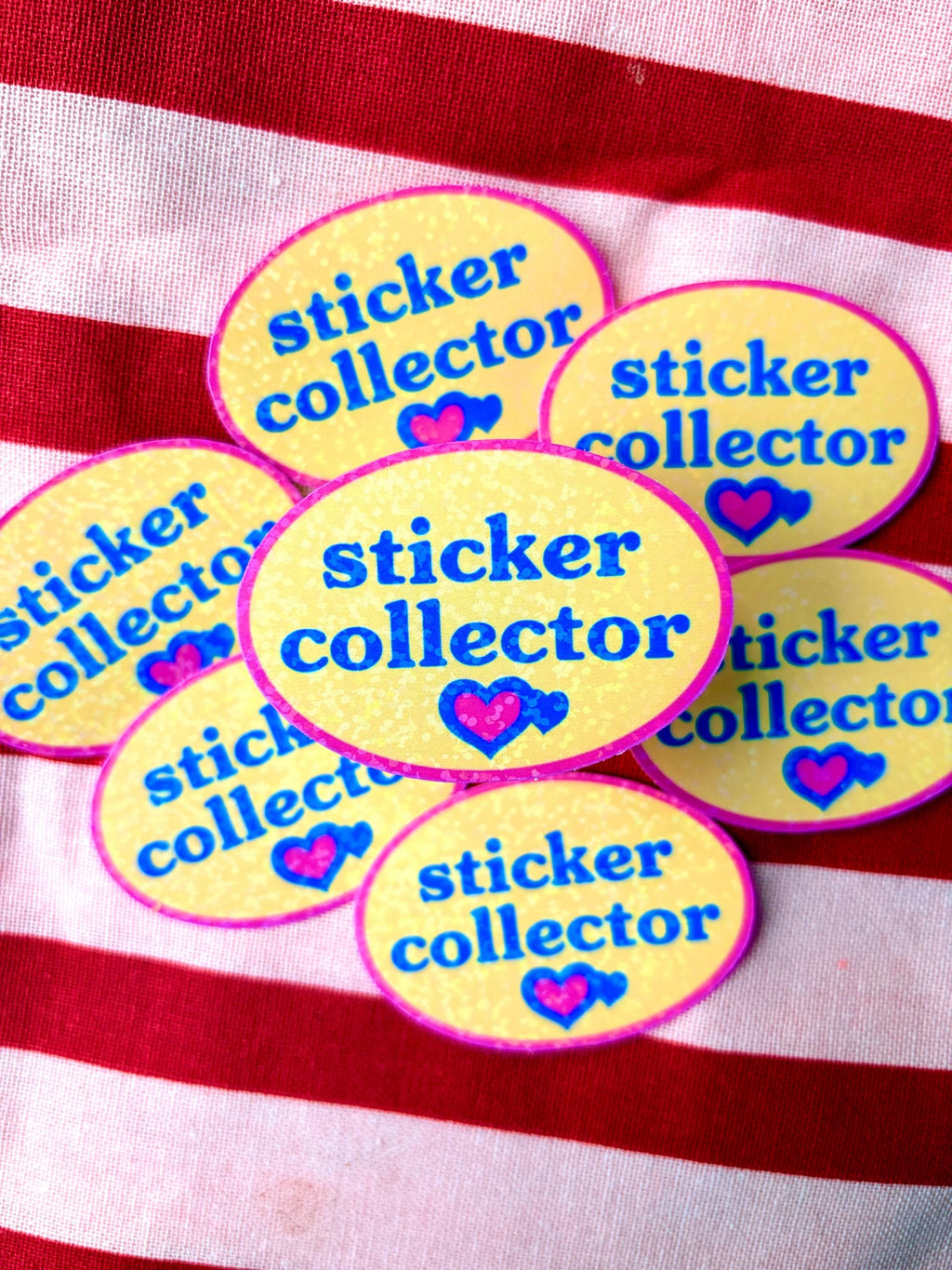 Sticker collector holo die cut sticker
