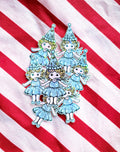 Pocket doll party holo sticker