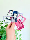 Phone and camera sticker frames | stickers | die cut sticker | junk journal | scrapbooking