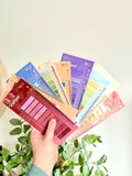 Gradient Book Tabs | 200 Page Markers, 10 Colors