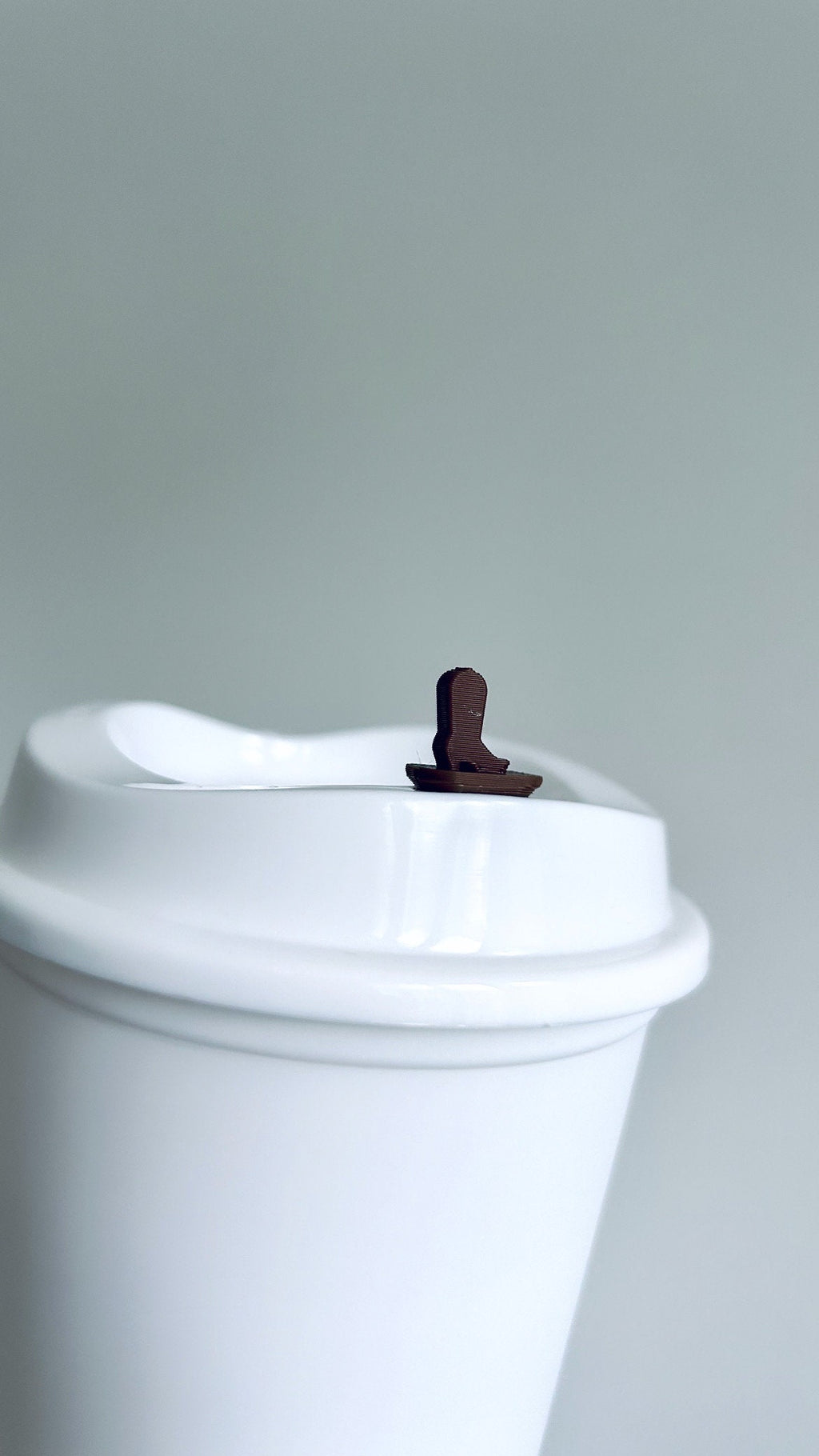 3D printed hot drink stopper