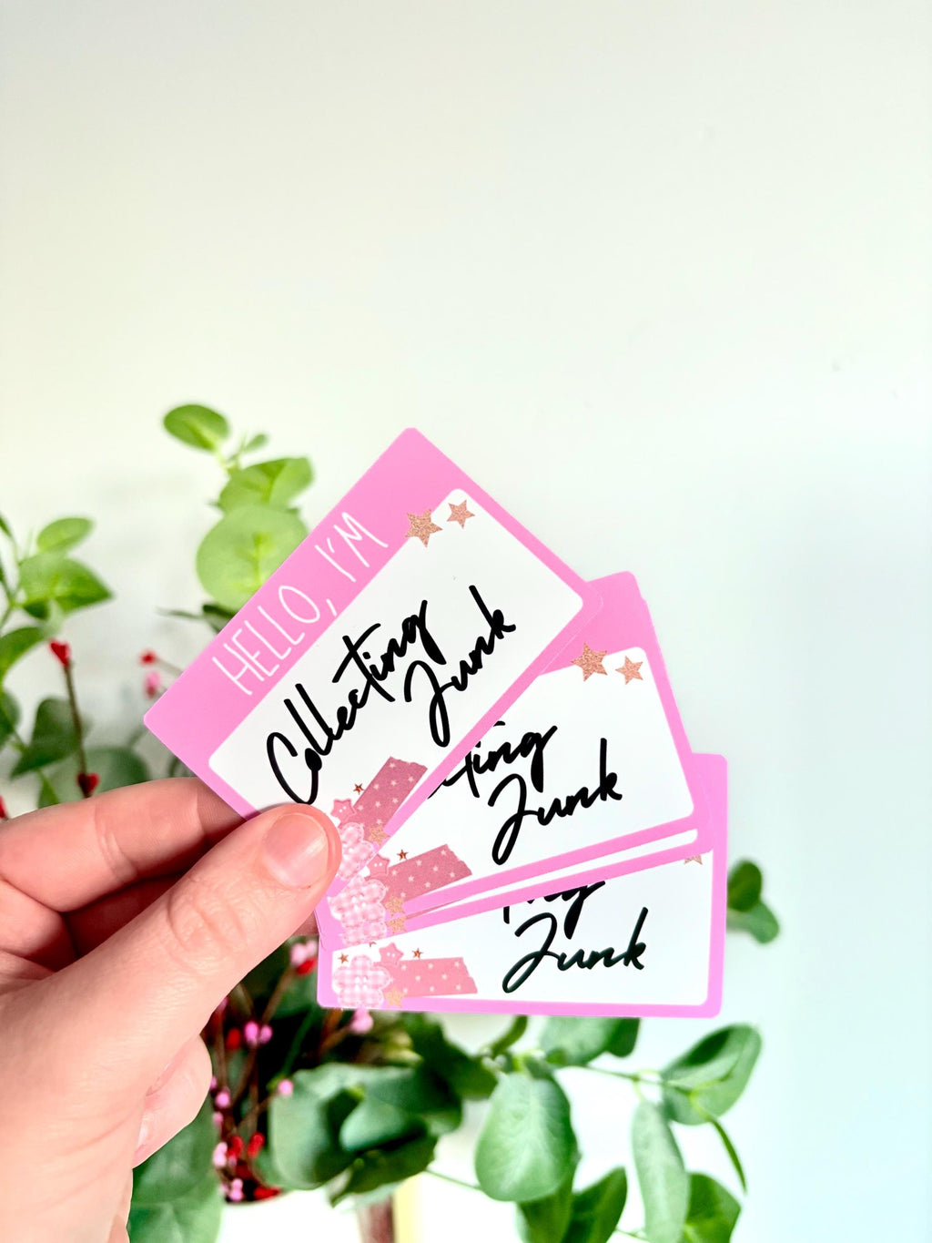 Hello I’m label sticker  | journal stickers | scrapbook stickers | sticker | vinyl sticker | junk journal