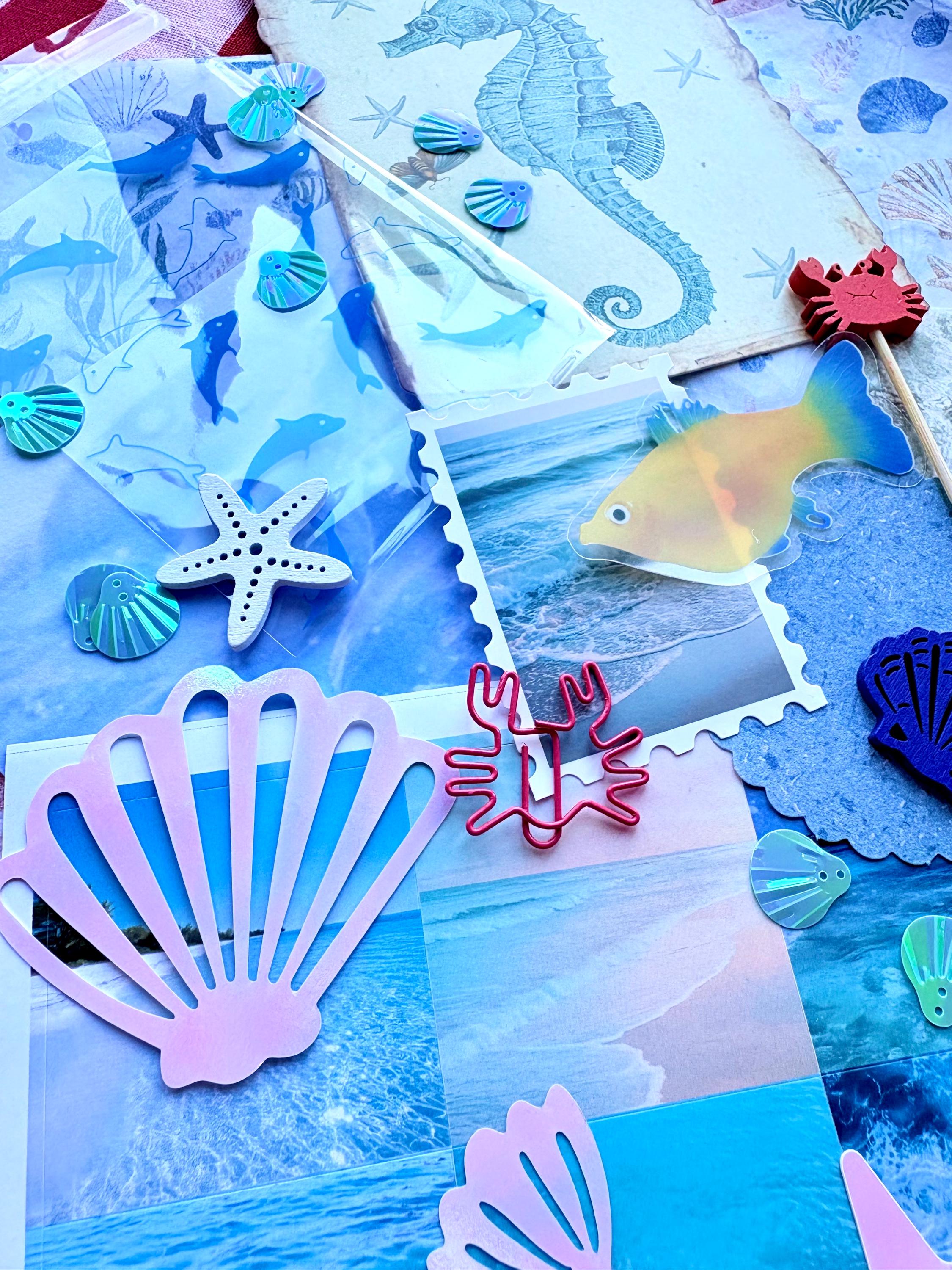Ocean themed Scrap packs