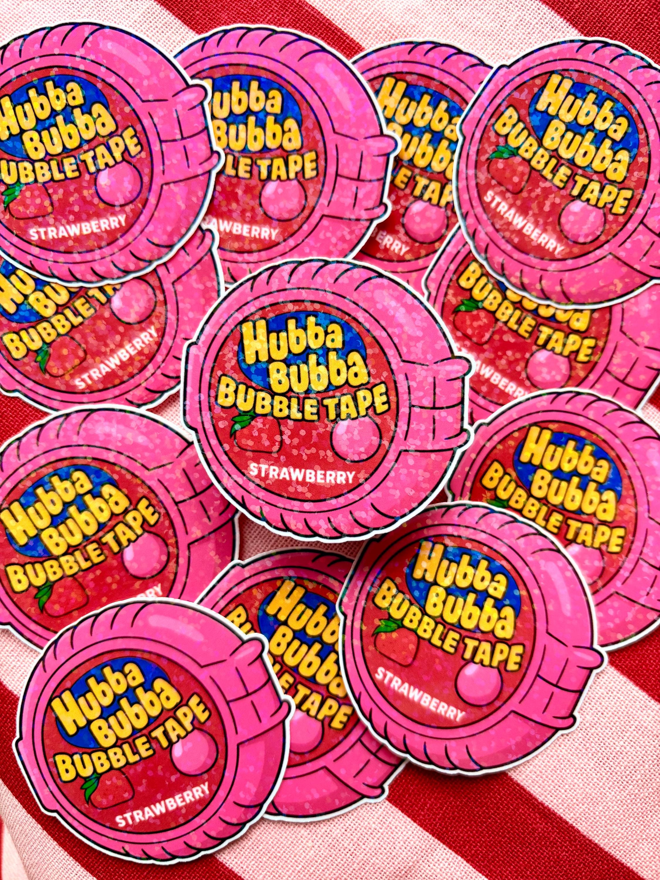 Bubble tape holo sticker