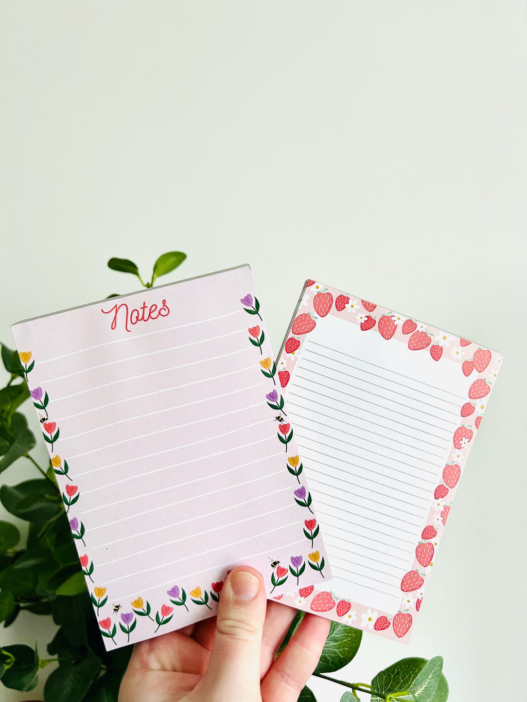 A6 spring notepads