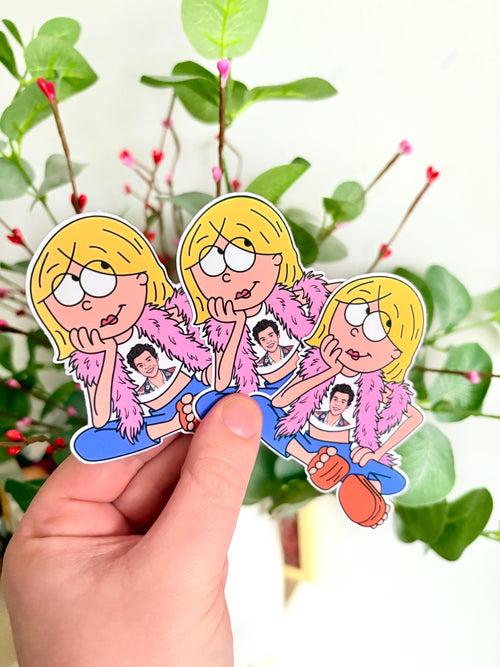 Cartoon girl Harry concert sticker  | journal stickers | scrapbook stickers | sticker | vinyl sticker| y2k | styles