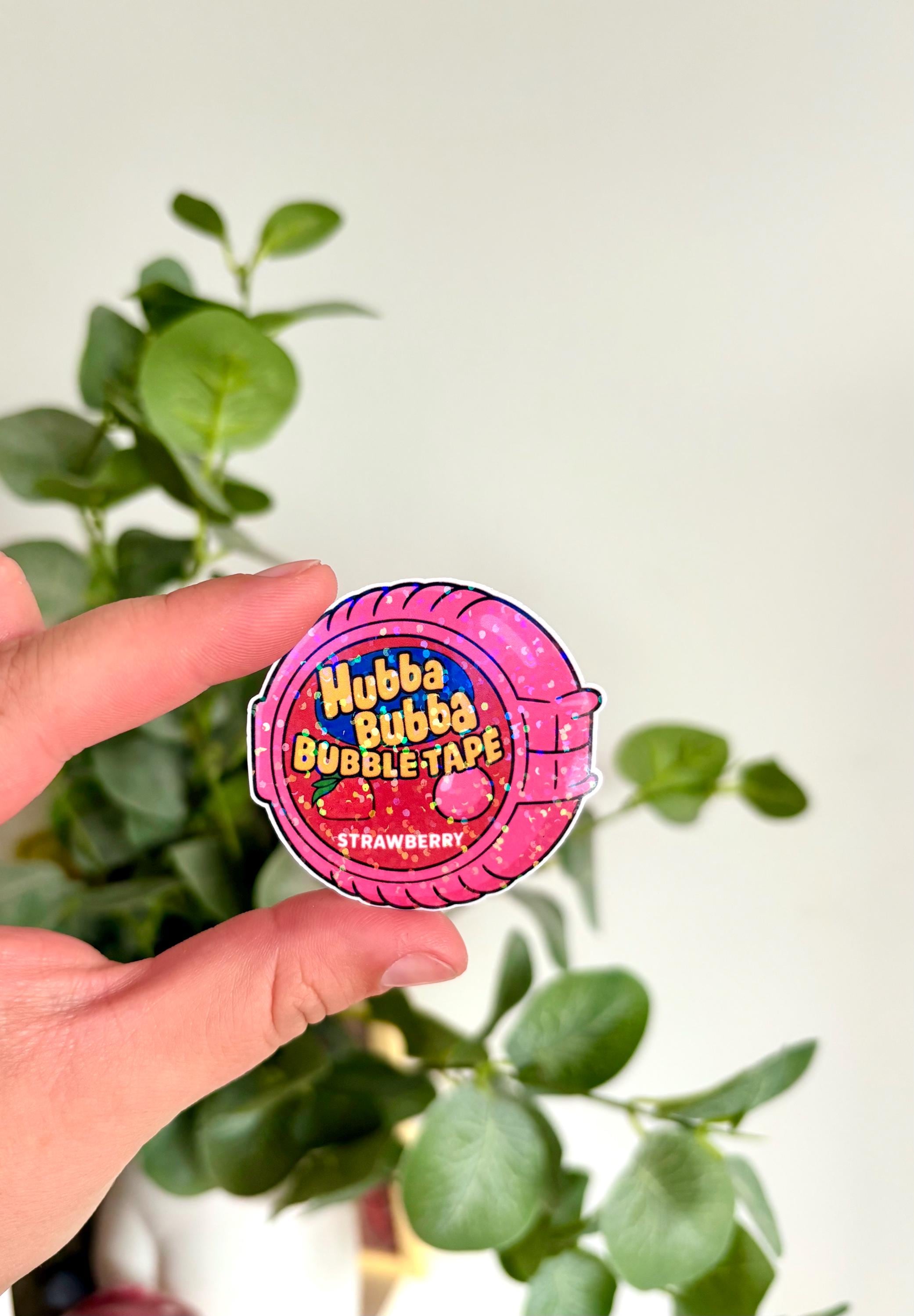 Bubble tape holo sticker