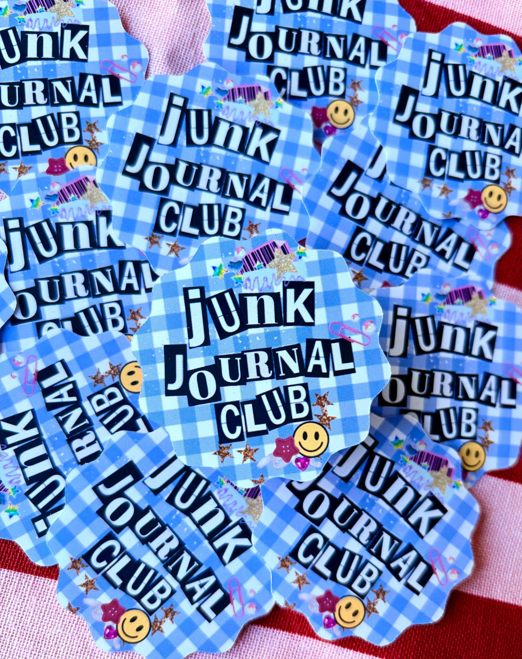 Junk journal club sticker