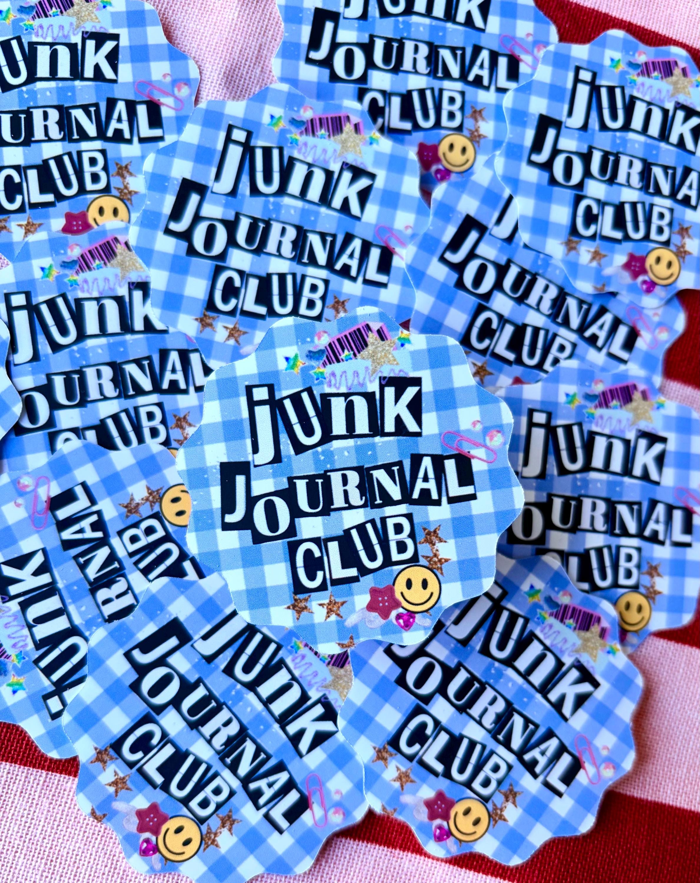 Junk journal club sticker