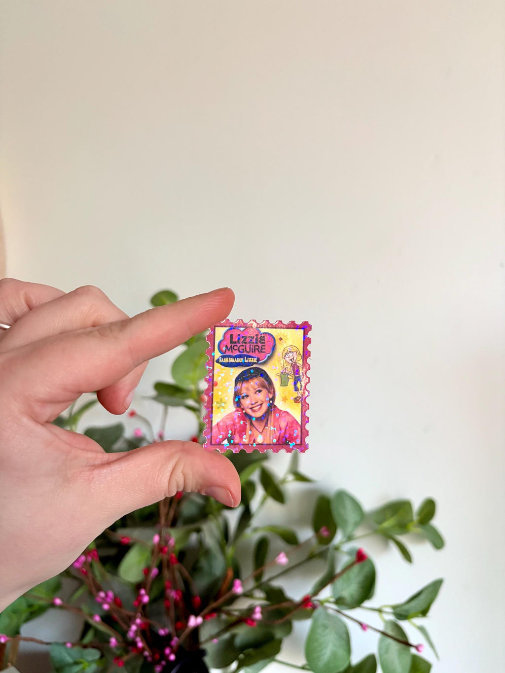 Set of 9 holo tv show inspired stickers