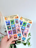 Y2K show inspired stamps sticker sheet