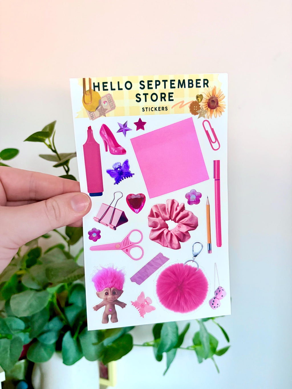 Girlie Junk  sticker sheet