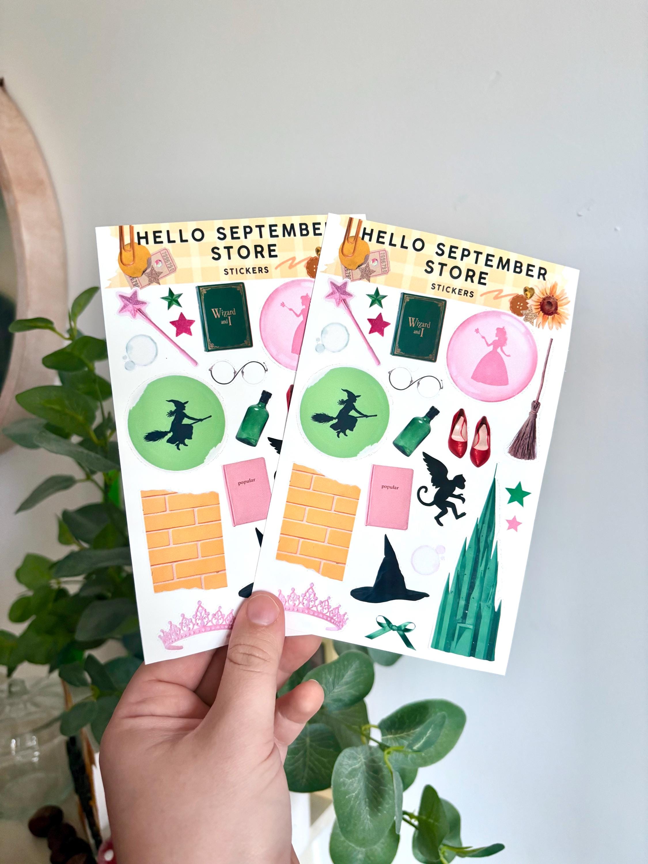 Oz inspired sticker sheet