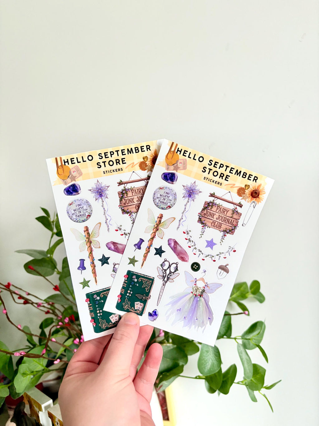 Fairytale stationery sticker sheet