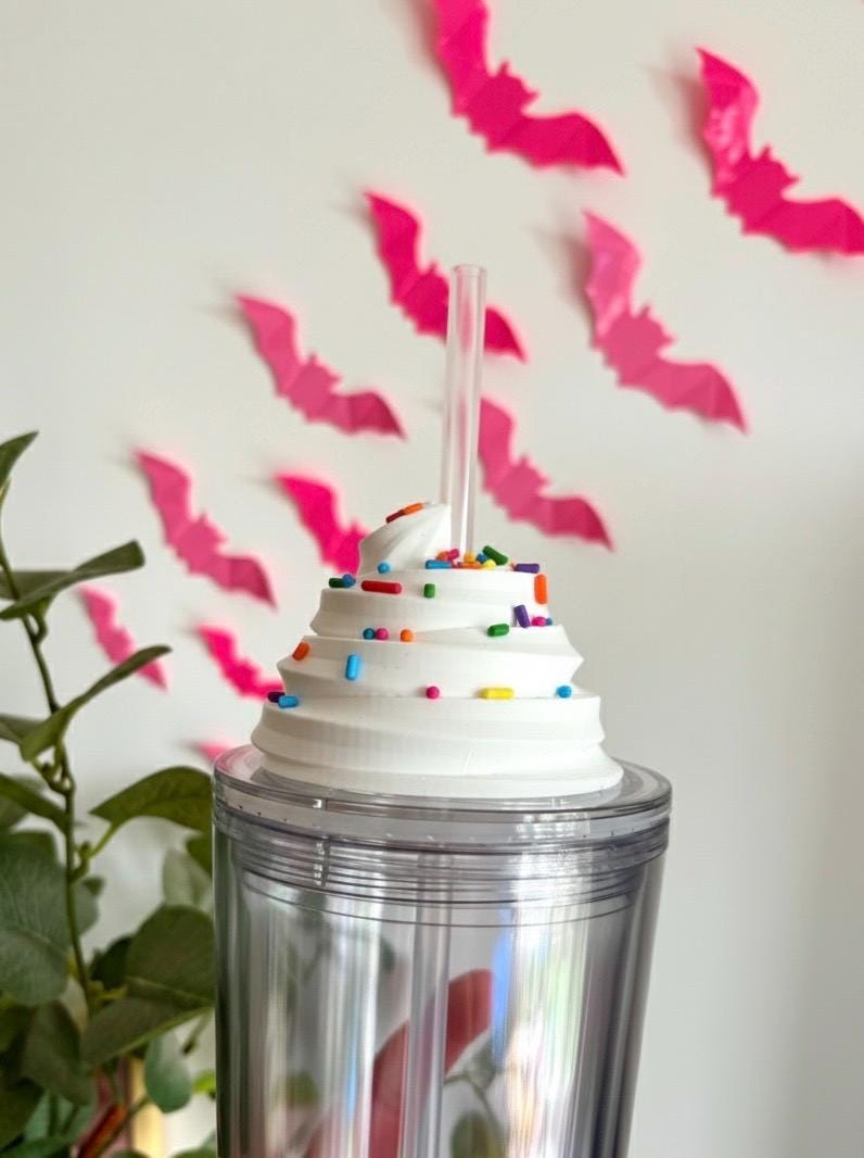 3d printed whipped cream topper