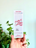 Guest check style bookmark  | bookish | guest check | junk journal| stationery  | gift
