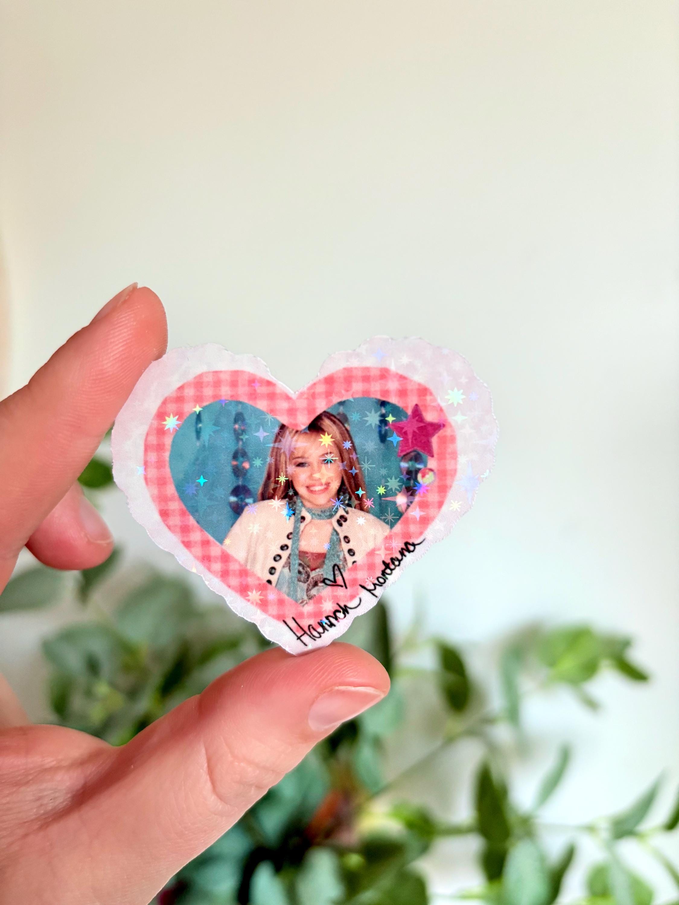 Y2K heart stickers | Hannah Montana | HSM | Troy | Holo Vinyl