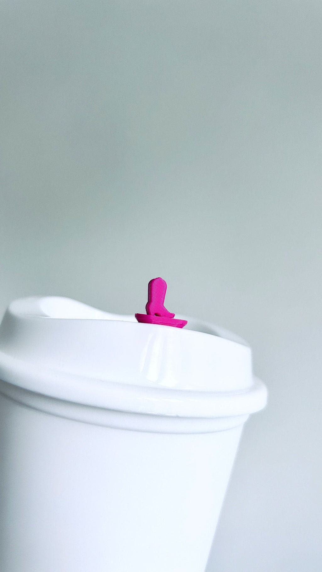 3D printed hot drink stopper
