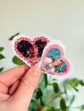 Y2K heart stickers | Hannah Montana | HSM | Troy | Holo Vinyl