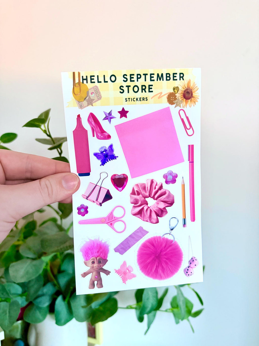 Girlie Junk  sticker sheet