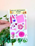 Girlie Junk  sticker sheet