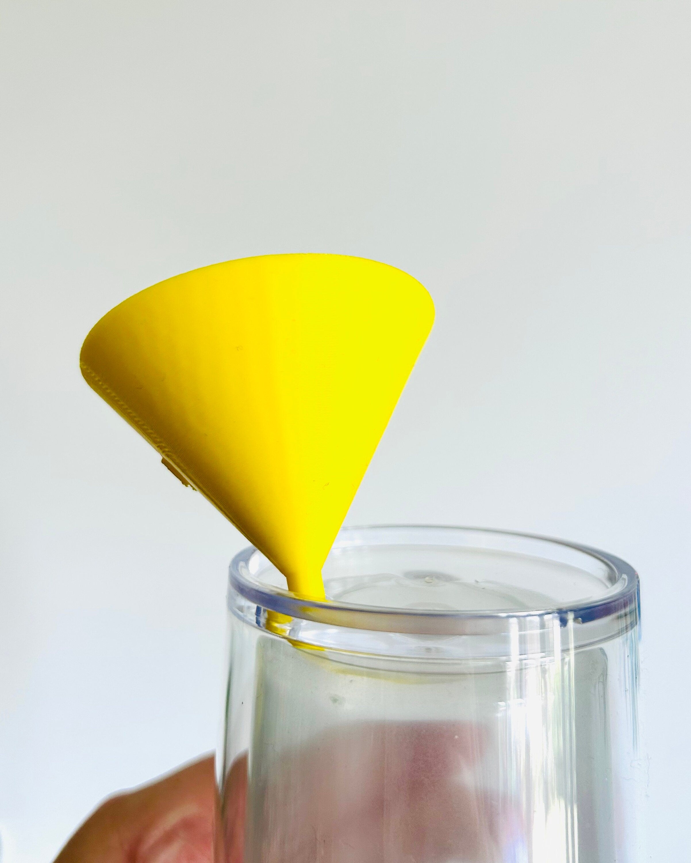 3d printed glitter funnels set of 3