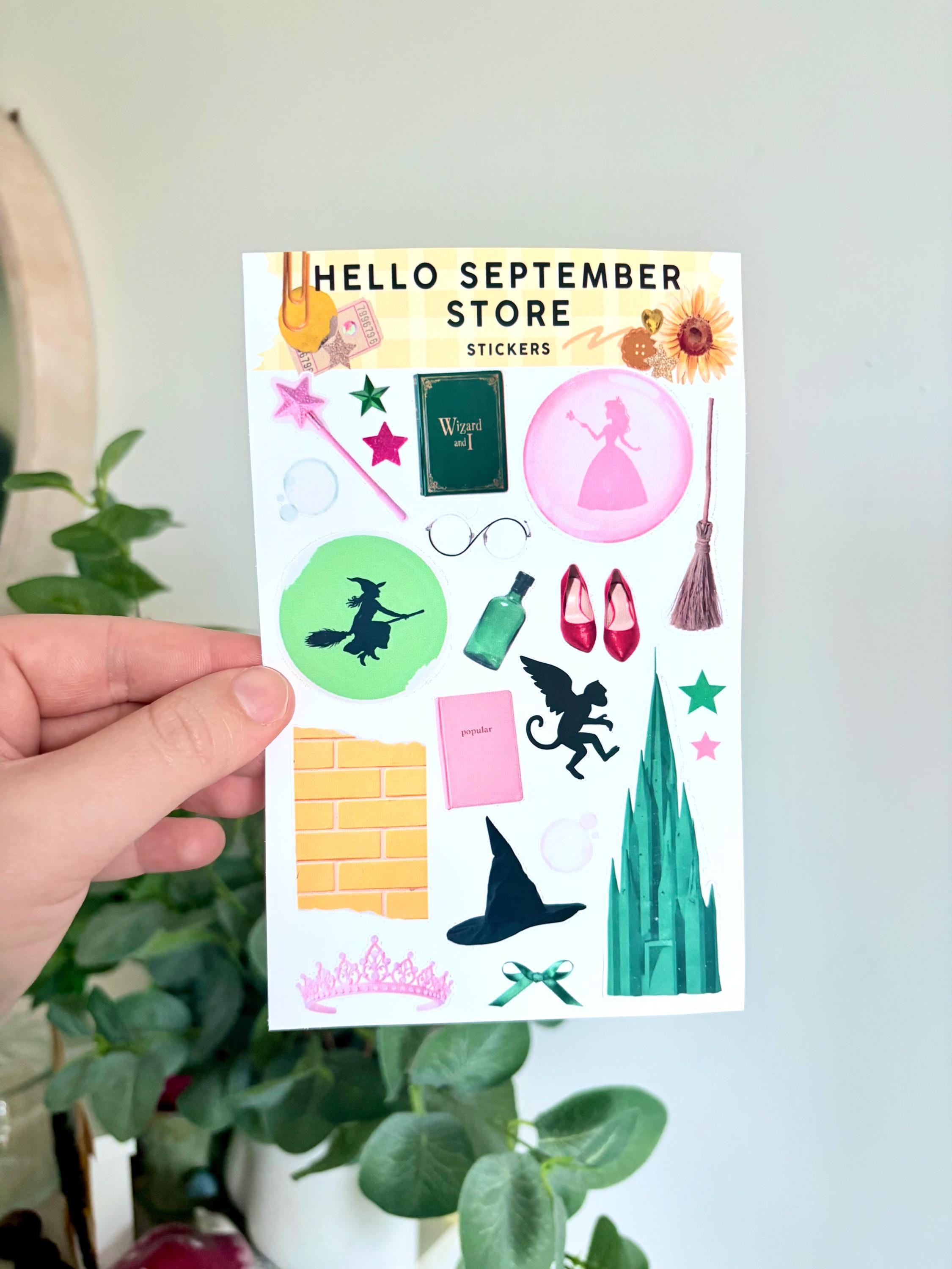 Oz inspired sticker sheet